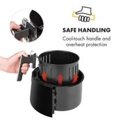 AirVital Heißluftfritteuse 1300W 2,5l CeraPlus-Antihaft Touch Schwarz -Küchengeräte 10032332 yy 0008 logo Klarstein AirVital Heissluftfritteuse 1300W schwarz