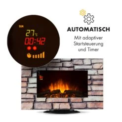 Colmar Elektrischer Kamin Glas 2000W 7 LED-Farben Fernbedienung 16 Colmar Elektrischer Kamin Glas 2000W 7 LED-Farben Fernbedienung -Küchengeräte 10032536 de 0008 logo