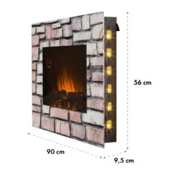 Colmar Elektrischer Kamin Glas 2000W 7 LED-Farben Fernbedienung 17 Colmar Elektrischer Kamin Glas 2000W 7 LED-Farben Fernbedienung -Küchengeräte 10032536 yy 0009 dimensions