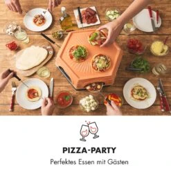 Capricciosa Pizzaofen 1500W Abdeckung Aus Terracotta Warmhaltefunktion -Küchengeräte 10032597 de 0005 logo