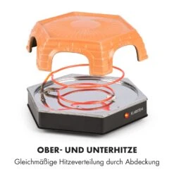 Capricciosa Pizzaofen 1500W Abdeckung Aus Terracotta Warmhaltefunktion -Küchengeräte 10032597 de 0007 logo