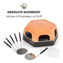 Capricciosa Pizzaofen 1500W Abdeckung Aus Terracotta Warmhaltefunktion -Küchengeräte 10032597 de 0008 logo