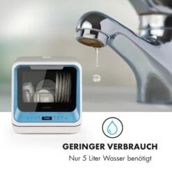 Amazonia Mini Geschirrspülmaschine 6 Programme LED-Display -Küchengeräte 10032678 de 0006 logo