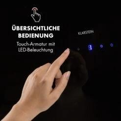 Annabelle 90 Dunstabzugshaube Glas 595 M³/h Touch-Armatur Schwarz -Küchengeräte 10032683 de 0003 logo