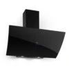Annabelle 90 Dunstabzugshaube Glas 595 M³/h Touch-Armatur Schwarz