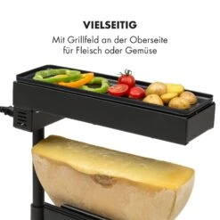 Appenzell Peak Raclette Mit Grill 1000W Thermostatschalter Schwarz -Küchengeräte 10032694 de 0004 logo