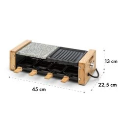 Chateaubriand Nuovo Raclette 1200W Aluminium / Stein 8 Personen Holz 13 Chateaubriand Nuovo Raclette 1200W Aluminium / Stein 8 Personen Holz -Küchengeräte 10032729 yy 0007 logo