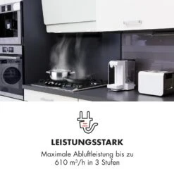 Klarstein Aurica 60 Dunstabzugshaube 60cm 600 M³/h LED Touch Glas Weiß 12 Klarstein Aurica 60 Dunstabzugshaube 60cm 600 M³/h LED Touch Glas Weiß -Küchengeräte 10032765 de 0003 logo