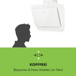 Klarstein Aurica 60 Dunstabzugshaube 60cm 600 M³/h LED Touch Glas Weiß 13 Klarstein Aurica 60 Dunstabzugshaube 60cm 600 M³/h LED Touch Glas Weiß -Küchengeräte 10032765 de 0004 logo