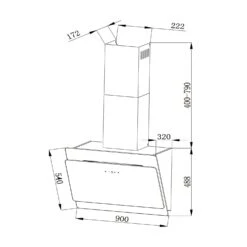 Klarstein Aurica 60 Dunstabzugshaube 60cm 600 M³/h LED Touch Glas Weiß 18 Klarstein Aurica 60 Dunstabzugshaube 60cm 600 M³/h LED Touch Glas Weiß -Küchengeräte 10032765 yy 0009 logo