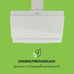 Aurica 90 Dunstabzugshaube 90cm 600 M³/h LED Touch Glas Weiß -Küchengeräte 10032767 de 0006 logo