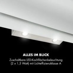 Aurica 90 Dunstabzugshaube 90cm 600 M³/h LED Touch Glas Weiß -Küchengeräte 10032767 de 0007 logo