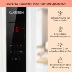 Thermaxx 2500 Ölradiator 2500W 5-35° C 24h-Timer Weiß/schwarz -Küchengeräte 10032775 de 0004 usp