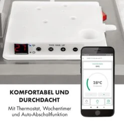 Wonderwall Smart Infrarotheizung 60x120cm App 720W Wochentimer IP24 -Küchengeräte 10032781 de 0007 logo
