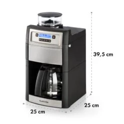 Aromatica II Duo Kaffeemaschine, Integriertes Mahlwerk, 1,25 L Silber -Küchengeräte 10032865 yy 0011 logo Klarstein Aromatica II Duo Kaffeemaschine schwarz