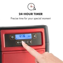 Aromatica II Duo Kaffeemaschine, Integriertes Mahlwerk, 1,25 L, Rot -Küchengeräte 10032866 yy 0005 logo Klarstein Aromatica II Duo Kaffeemaschine rot