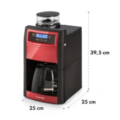 Aromatica II Duo Kaffeemaschine, Integriertes Mahlwerk, 1,25 L, Rot -Küchengeräte 10032866 yy 0011 logo Klarstein Aromatica II Duo Kaffeemaschine rot