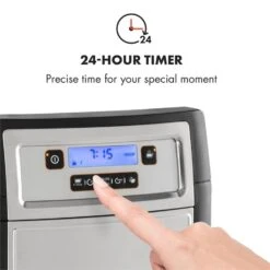 Aromatica II Kaffeemaschine, Mahlwerk, 1,25 L, Silber -Küchengeräte 10032872 yy 0005 logo Klarstein Aromatica II Kaffeemaschine silber