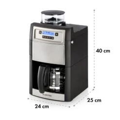 Aromatica II Kaffeemaschine, Mahlwerk, 1,25 L, Silber -Küchengeräte 10032872 yy 0011 logo Klarstein Aromatica II Kaffeemaschine silber