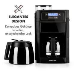 Aromatica II Set Kaffeemaschine, Mahlwerk, 1,25 L, Schwarz -Küchengeräte 10032874 de 0003 logo