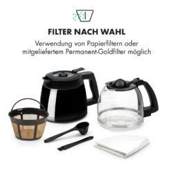 Aromatica II Set Kaffeemaschine, Mahlwerk, 1,25 L, Schwarz -Küchengeräte 10032874 de 0004 logo
