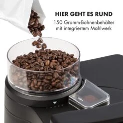 Aromatica II Set Kaffeemaschine, Mahlwerk, 1,25 L, Schwarz -Küchengeräte 10032874 de 0008 logo