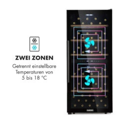 Barossa 102 Duo Weinkühlschrank 102 Fl 226 Ltr 2 Zonen Touch-Steuerung -Küchengeräte 10032921 de 0005 logo