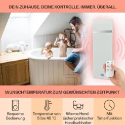 Hot Spot Crystal IR Heizpanel 45x120cm 17m² 850W 5-40°C LED IP24 -Küchengeräte 10032942 de 0003 usp