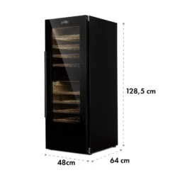 Barossa 77 Duo Weinkühlschrank 2 Zonen 191 L 77 Fl. Touch LED Schwarz -Küchengeräte 10032963 yy 0009 logo