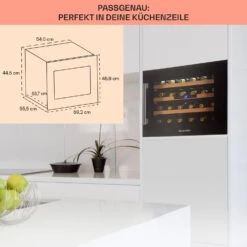 Vinsider 24 Built-In Uno Onyx Einbau-Weinkühlschrank 24 Flaschen 57 L 12 Vinsider 24 Built-In Uno Onyx Einbau-Weinkühlschrank 24 Flaschen 57 L -Küchengeräte 10032965 de 0005 usp