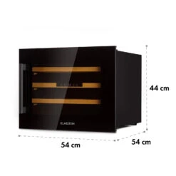 Vinsider 24 Built-In Uno Onyx Einbau-Weinkühlschrank 24 Flaschen 57 L 14 Vinsider 24 Built-In Uno Onyx Einbau-Weinkühlschrank 24 Flaschen 57 L -Küchengeräte 10032965 yy 0011 dimensions