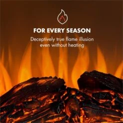 Aosta Light & Fire Elektrischer Kamin 1000/2000W Fernbedienung -Küchengeräte 10033000 yy 0008 logo Klarstein Aosta Light Fire Elektrischer Kamin