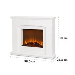 Aosta Light & Fire Elektrischer Kamin 1000/2000W Fernbedienung -Küchengeräte 10033000 yy 0009 logo Klarstein Aosta Light Fire Elektrischer Kamin