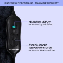 Dr. Watson SuperSoft Heizdecke 120 W 180 X 130 Cm Teddy-Plüsch 12 Dr. Watson SuperSoft Heizdecke 120 W 180 X 130 Cm Teddy-Plüsch -Küchengeräte 10033006 de 0006 usp