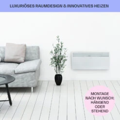 Hot Spot Slimcurve Heizgerät 80x40cm 40m² 2000W 5-40°C LED IP24 Weiß -Küchengeräte 10033016 de 0007 usp