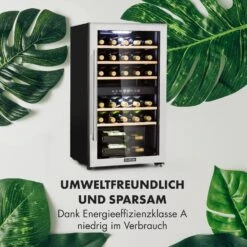Vinamour 29 Duo Weinkühlschrank 2 Zonen 80L/29 Flaschen 5-22°C Touch 15 Vinamour 29 Duo Weinkühlschrank 2 Zonen 80L/29 Flaschen 5-22°C Touch -Küchengeräte 10033083 de 0006 logo