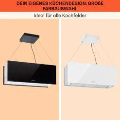 Kronleuchter XL Inselabzugshaube 90cm Umluft 590m³/h LED Touch Schwarz 15 Kronleuchter XL Inselabzugshaube 90cm Umluft 590m³/h LED Touch Schwarz -Küchengeräte 10033108 de 0007 usp
