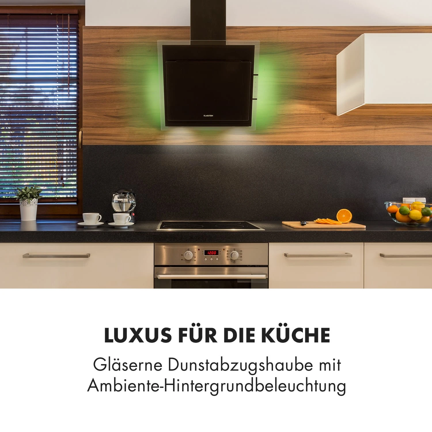 Mirage 60 Dunstabzugshaube 550m³/h Touch-Panel RGB-Ambiente-Licht Glas 2 Mirage 60 Dunstabzugshaube 550m³/h Touch-Panel RGB-Ambiente-Licht Glas – Bild 2