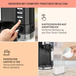 Baristomat 2-in-1-Heißgetränkeautomat Kaffee Tee Milchschaum -Küchengeräte 10033138 de 0003 usp