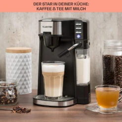 Baristomat 2-in-1-Heißgetränkeautomat Kaffee Tee Milchschaum -Küchengeräte 10033138 de 0004 usp