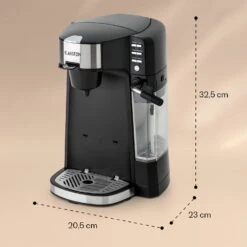 Baristomat 2-in-1-Heißgetränkeautomat Kaffee Tee Milchschaum -Küchengeräte 10033138 yy 0008 dimensions