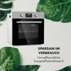 Kalahari Elektrischer Einbaubackofen 2300W 7 Funktionen Schwarz -Küchengeräte 10033187 de 0006 logo