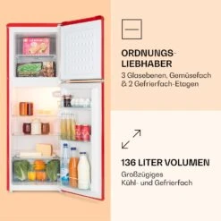 Audrey Kühl- & Gefrierkombination 97l/39l Retro-Look 2 Böden -Küchengeräte 10033193 de 0003 logo