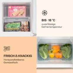 Audrey Kühl- & Gefrierkombination 97l/39l Retro-Look 2 Böden -Küchengeräte 10033193 de 0004 logo