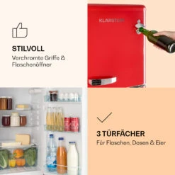 Audrey Kühl- & Gefrierkombination 97l/39l Retro-Look 2 Böden -Küchengeräte 10033193 de 0005 logo