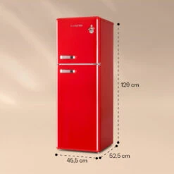 Audrey Kühl- & Gefrierkombination 97l/39l Retro-Look 2 Böden -Küchengeräte 10033193 yy 0007 logo