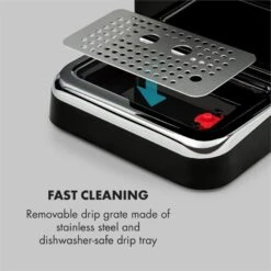 Espressionata Gusto Espressomaschine 1100W 15 Bar Druck Schwarz 14 Espressionata Gusto Espressomaschine 1100W 15 Bar Druck Schwarz -Küchengeräte 10033209 yy 0006 logo Klarstein Espressionata Gusto Espressomaschine