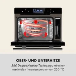 MasterFresh Dampfbackofen 230°C 24l Touch-Bedienfeld Schwarz -Küchengeräte 10033284 de 0004 logo