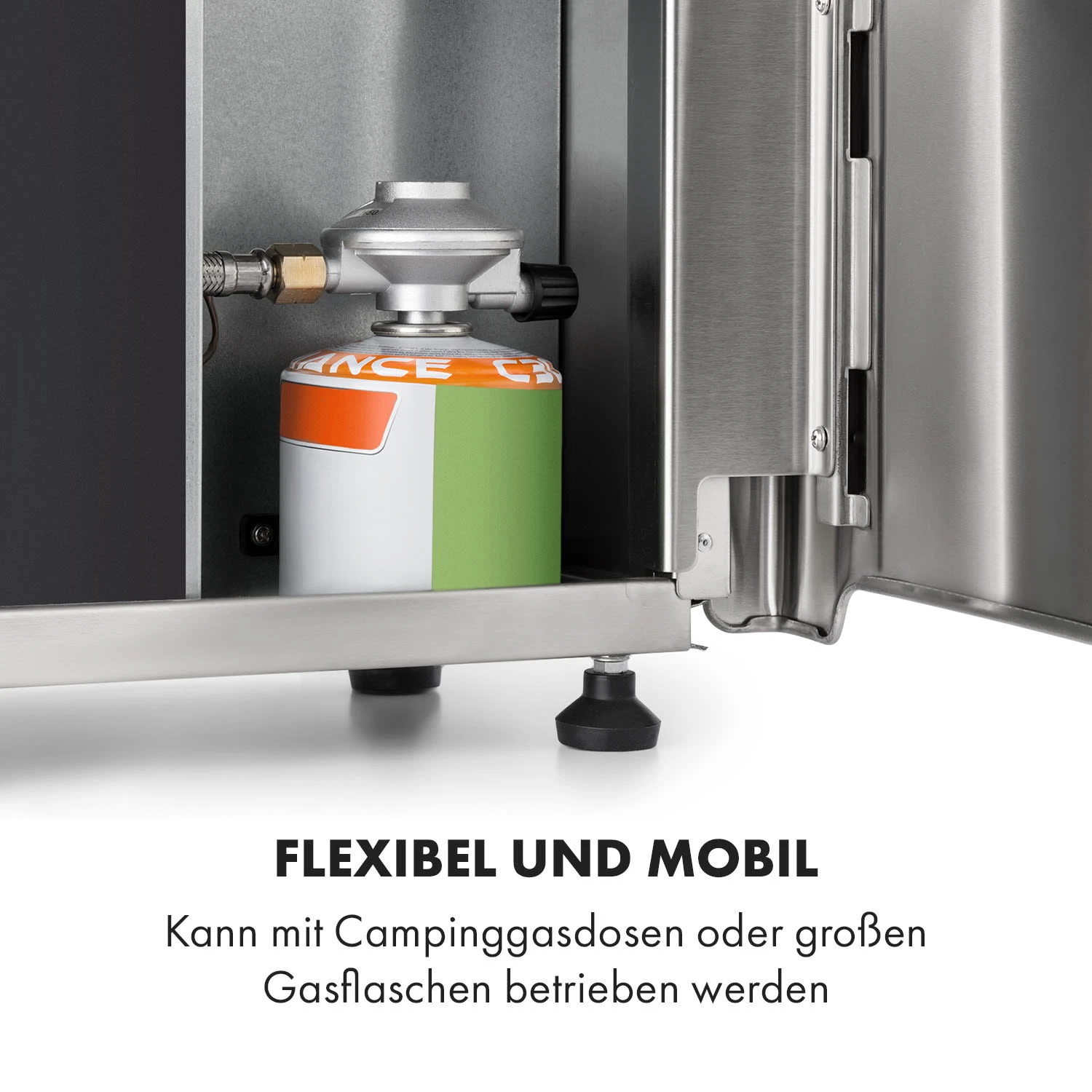 Crossfire Vertikaler Gasgrill 800°C Infrarot-Brenner 12.000 BTU Silber 4 Crossfire Vertikaler Gasgrill 800°C Infrarot-Brenner 12.000 BTU Silber – Bild 4