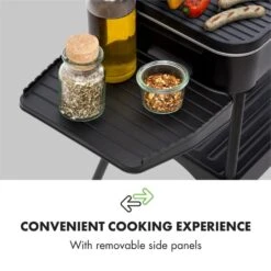 Porterhouse Elektrogrill 2200W Antihaft-Grillfläche Schwarz -Küchengeräte 10033322 yy 0003 logo Klarstein Porterhouse Elektrogrill 2200W schwarz